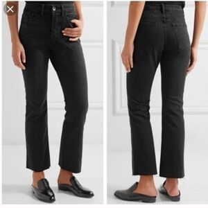 Helmut Lang High Rise Crop Slim Jeans
